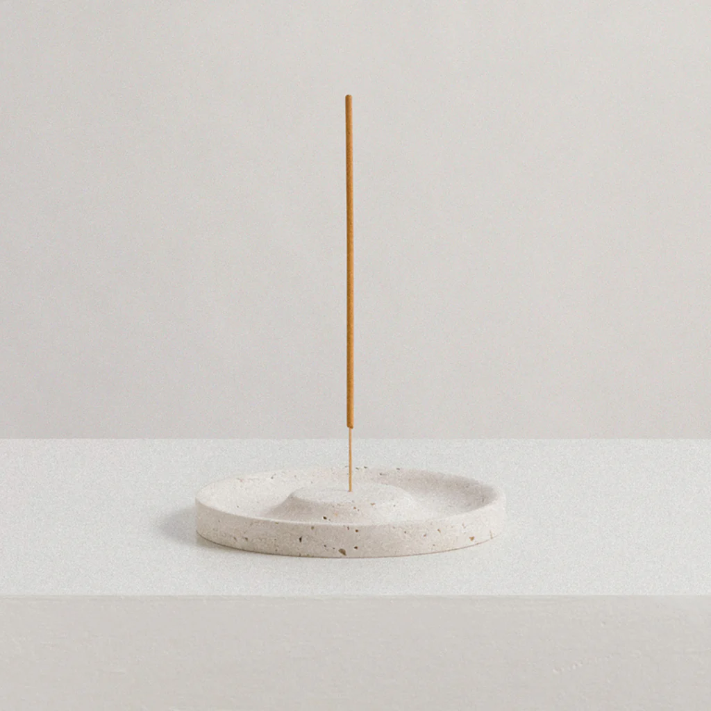 Addition Studio Dune Incense Burner Travertine - Image 2