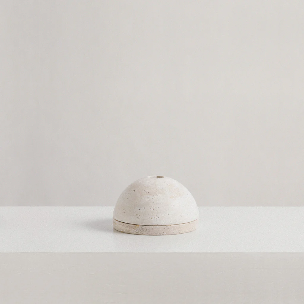 Addition Studio Horizon Incense Burner Travertine - Image 2