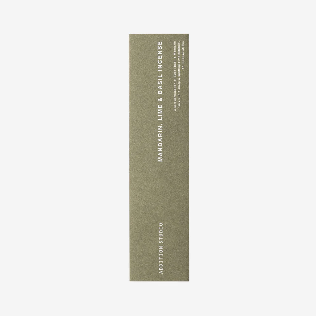 Addition Studio Incense Pack Mandarin, Lime + Basil - Image 3