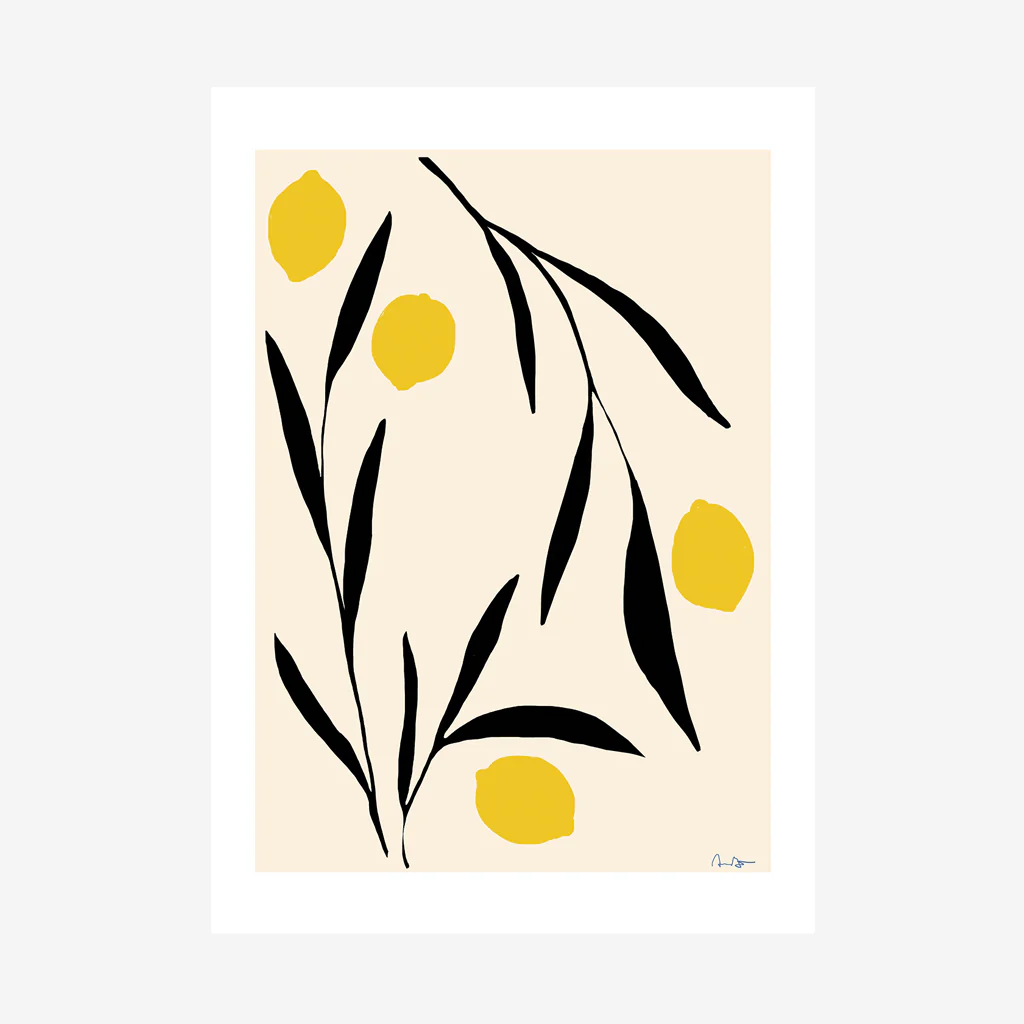 Anna Morner Lemon Print - Image 2