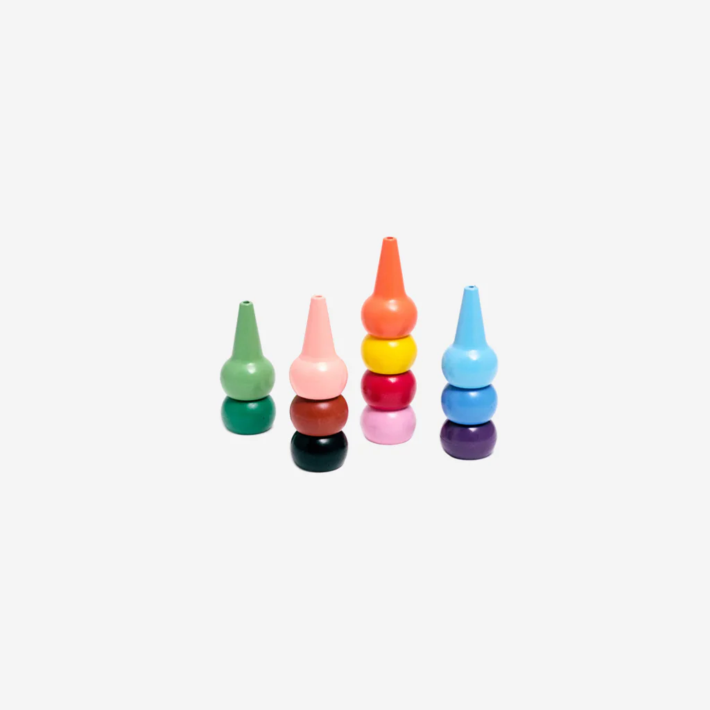 Aozora Baby Color Crayons Basic 12-Pack