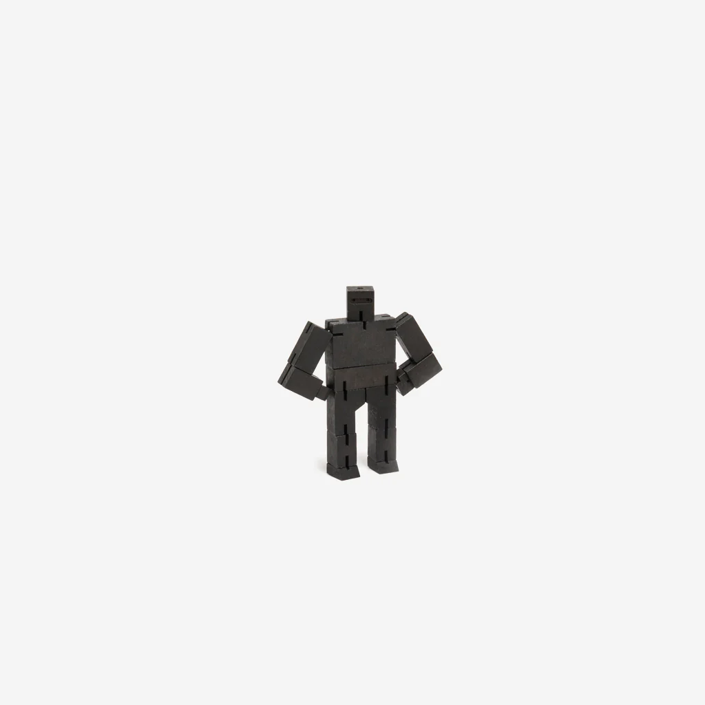 Areaware Cubebot Ninja Black Micro