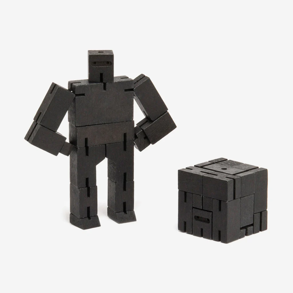 Areaware Cubebot Ninja Black Micro - Image 2