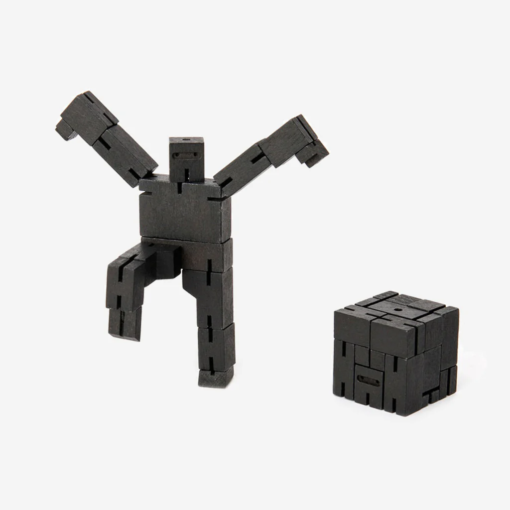 Areaware Cubebot Ninja Black Micro - Image 3