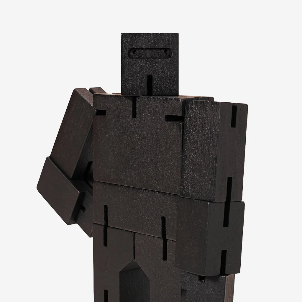 Areaware Cubebot Ninja Black Small - Image 4