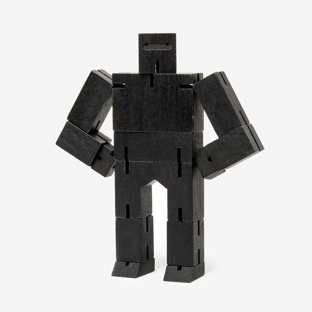 Areaware Cubebot Ninja Black Small - Image 5
