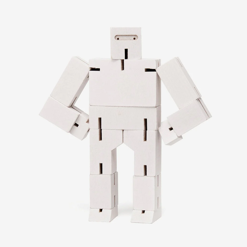 Areaware Cubebot Ninja White Small - Image 3
