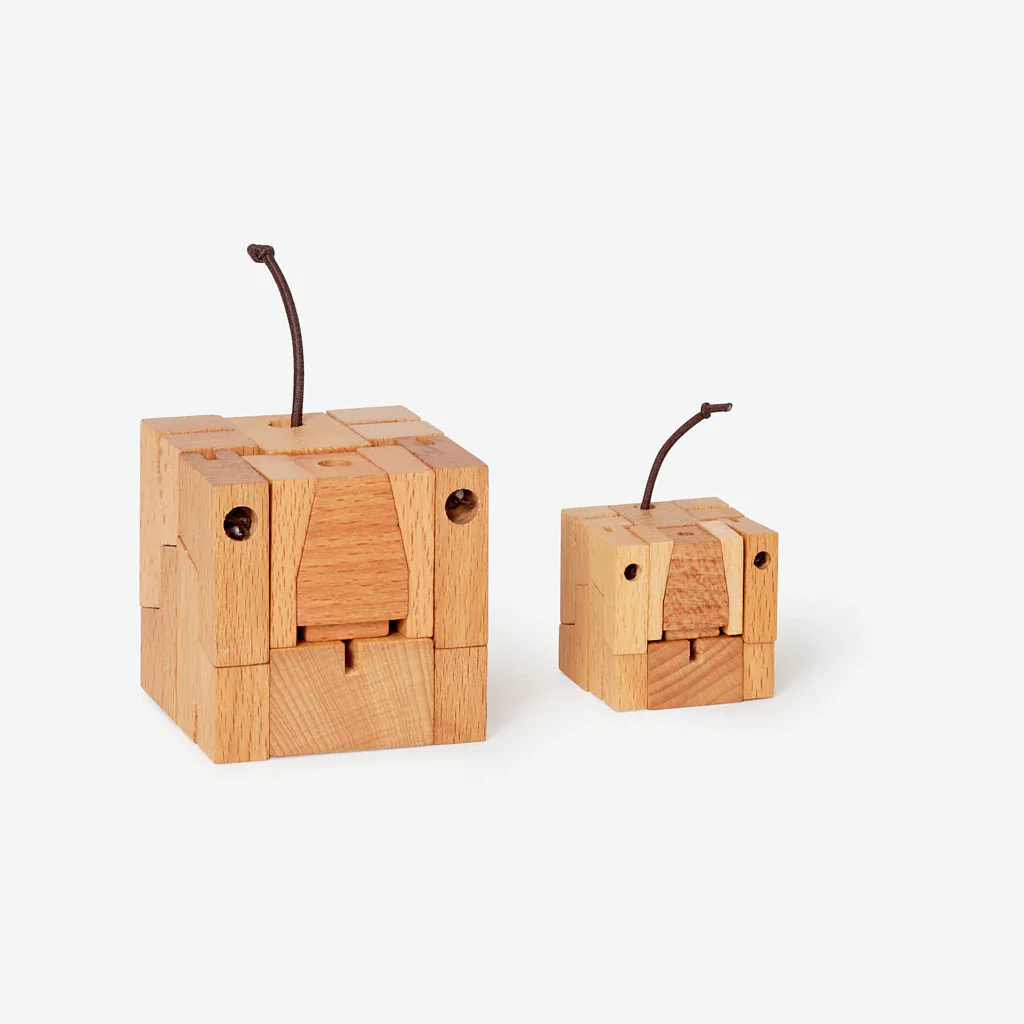 Areaware Milo Cubebot Small Robot Natural - Image 3