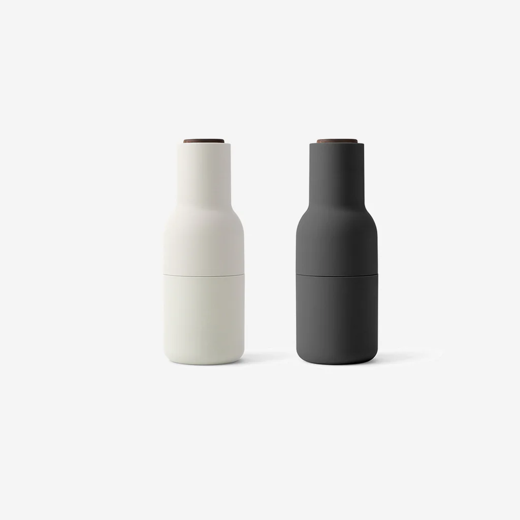 Audo Bottle Grinders Ash + Carbon Walnut