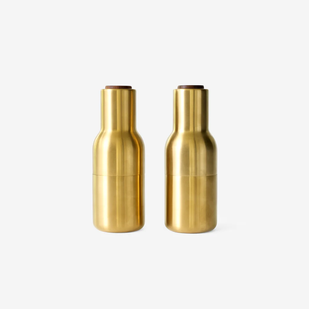 Audo Bottle Grinders Brushed Brass