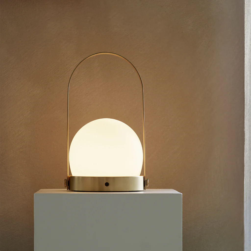 Audo Carrie Lamp Brushed Brass - Image 8