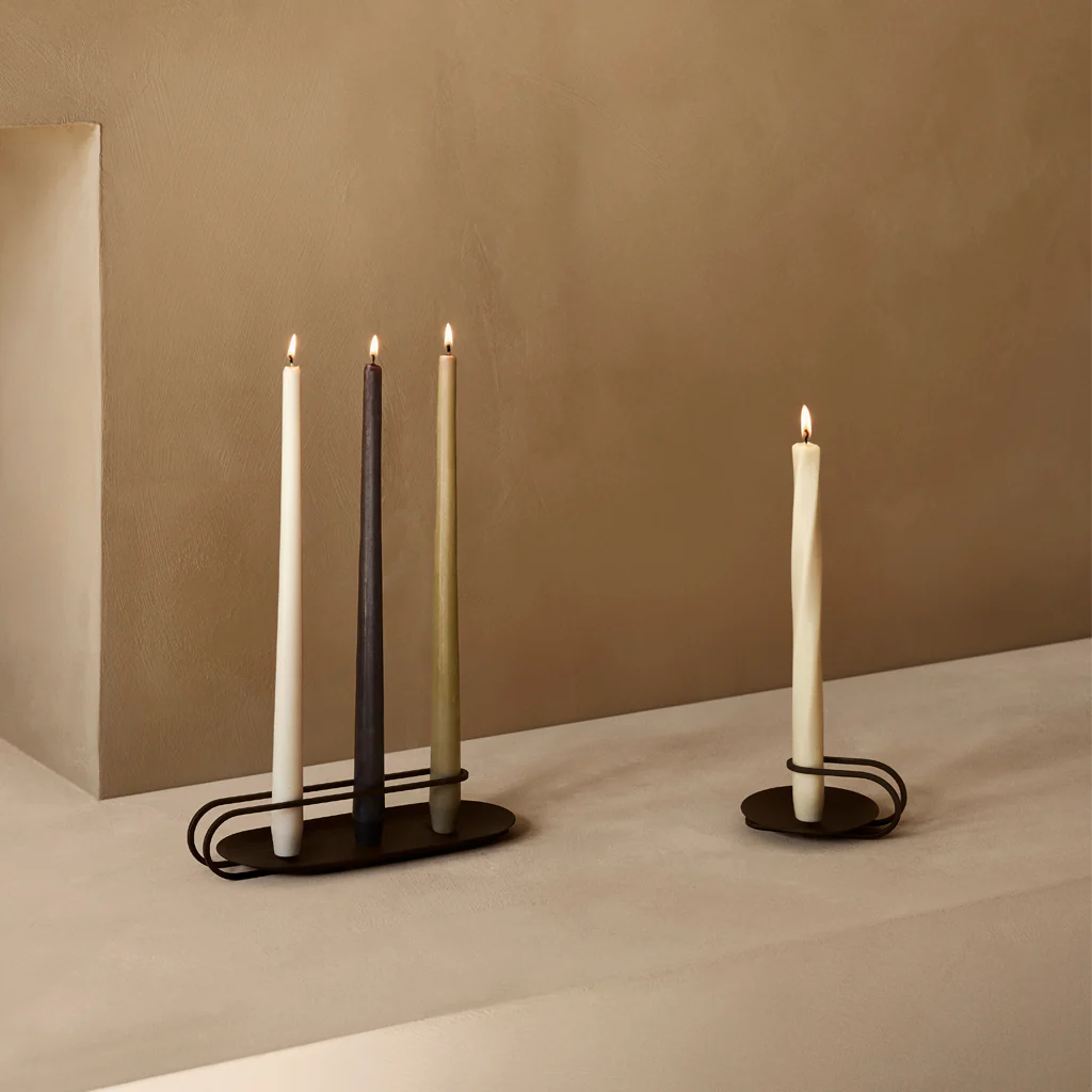 Audo Clip Candle Holder Table 3 Arm Black - Image 2