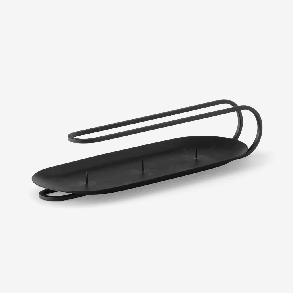 Audo Clip Candle Holder Table 3 Arm Black - Image 3