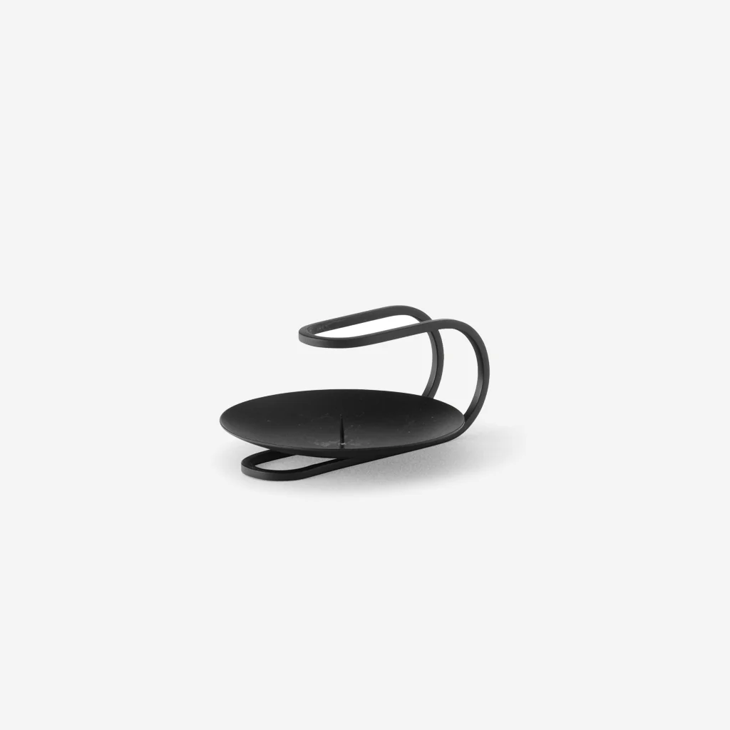 Audo Clip Candle Holder Table Black