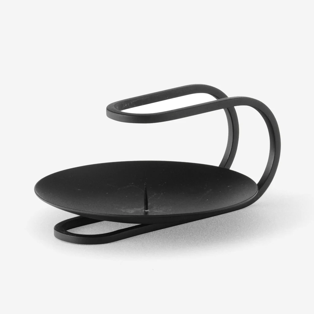 Audo Clip Candle Holder Table Black - Image 3