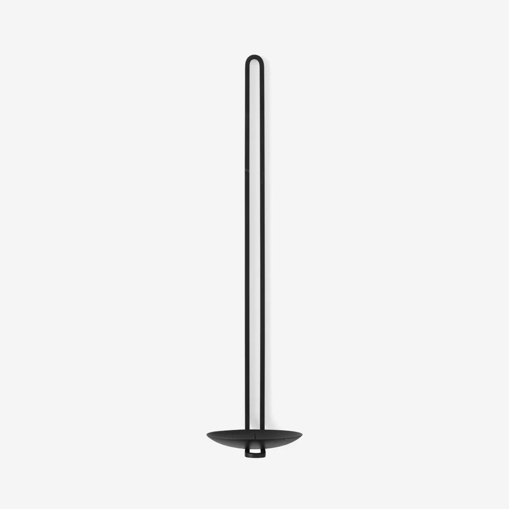 Audo Clip Candle Holder Wall Black 34cm - Image 5