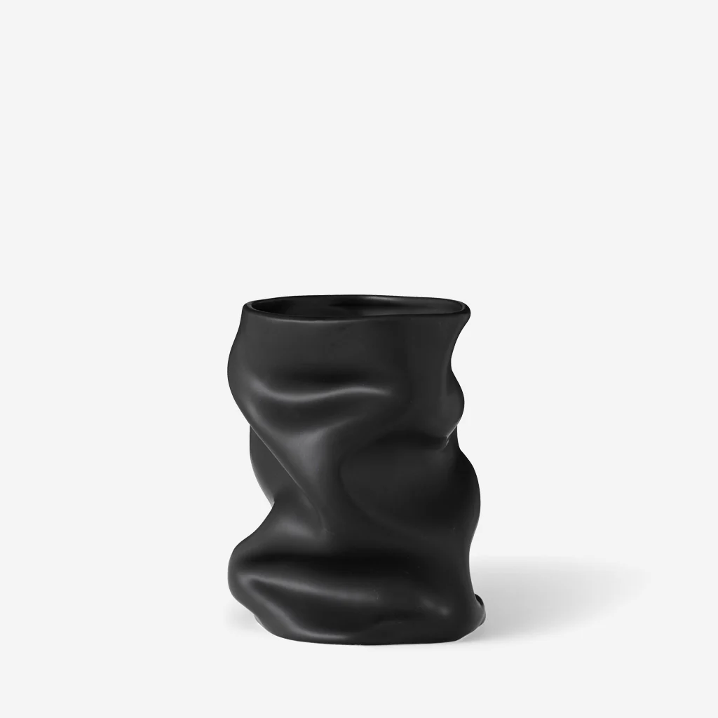 Audo Collapse Vase Black 20 - Image 3