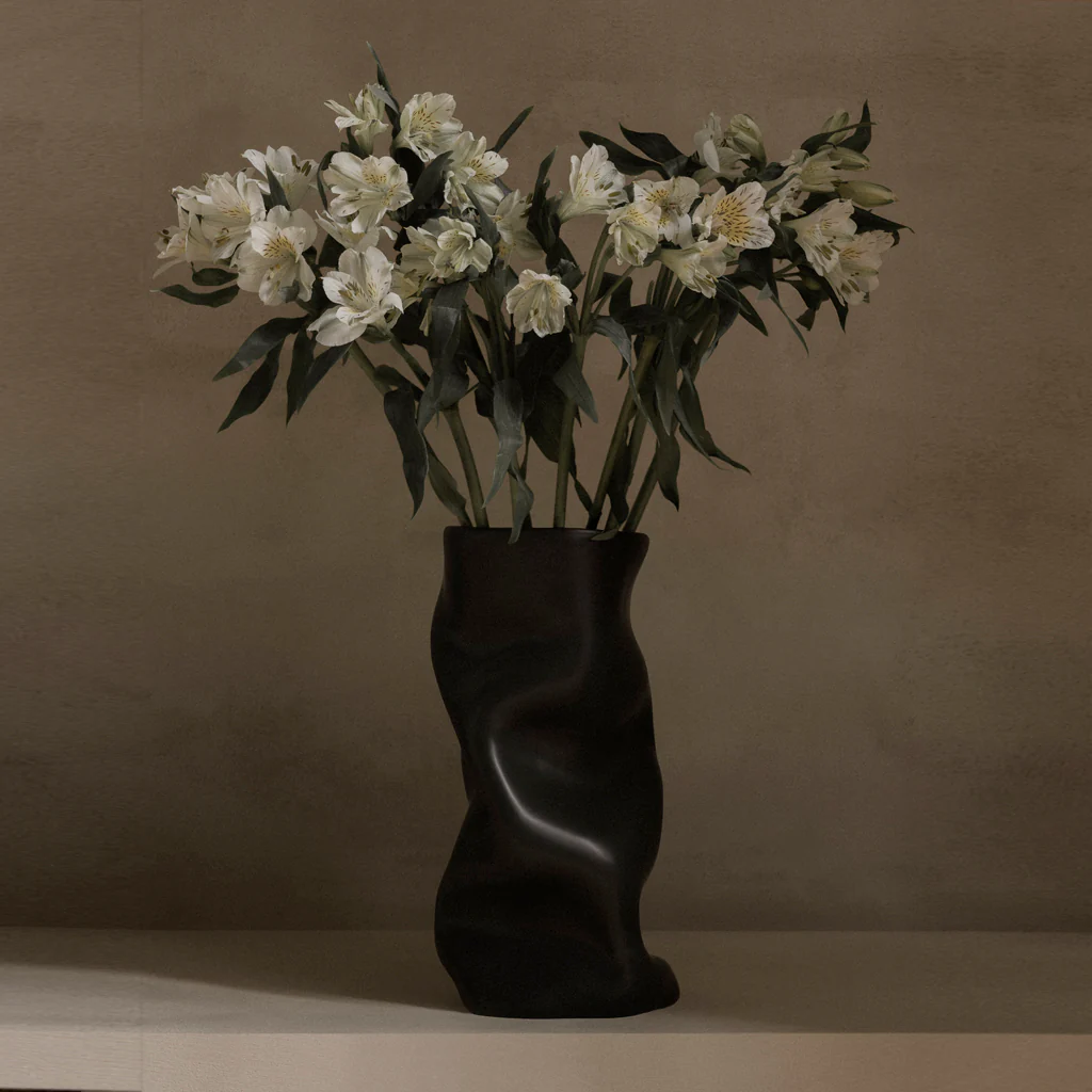 Audo Collapse Vase Black 30 - Image 2
