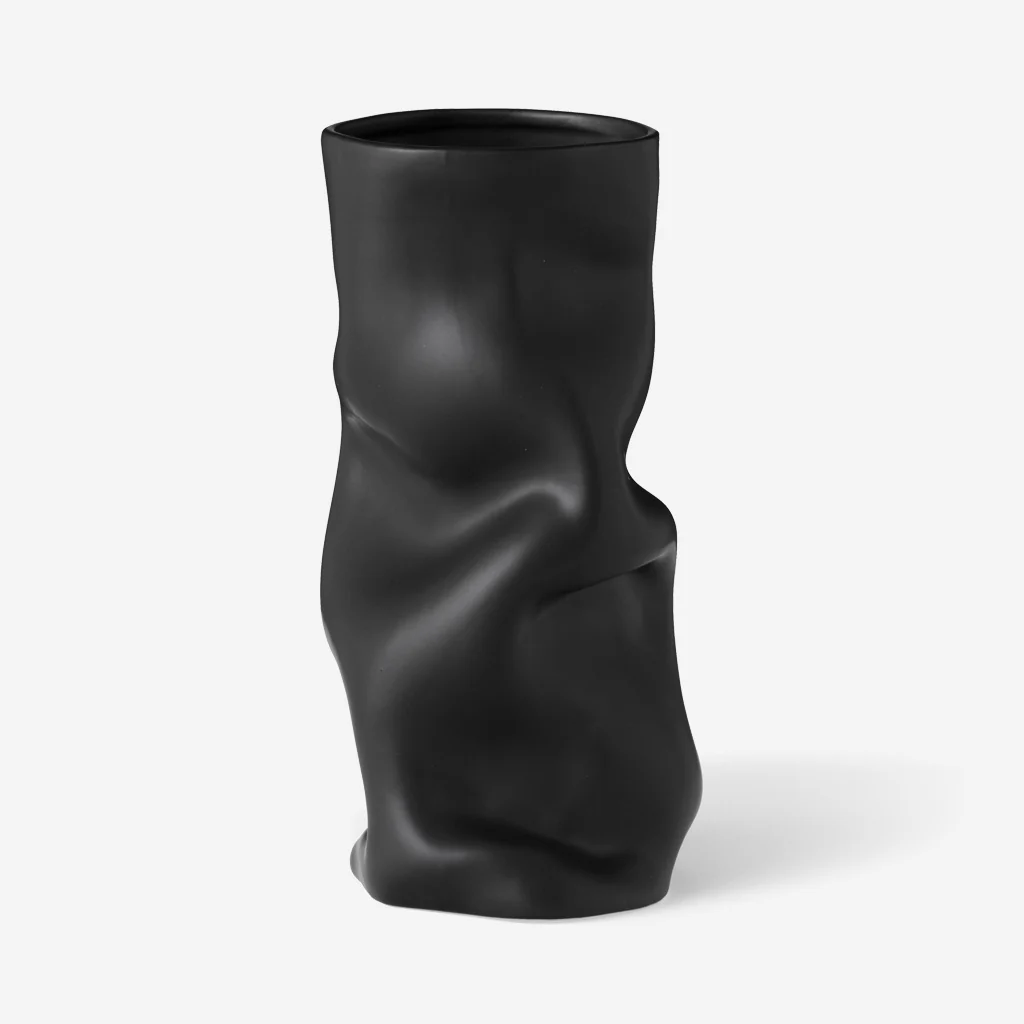 Audo Collapse Vase Black 30 - Image 4