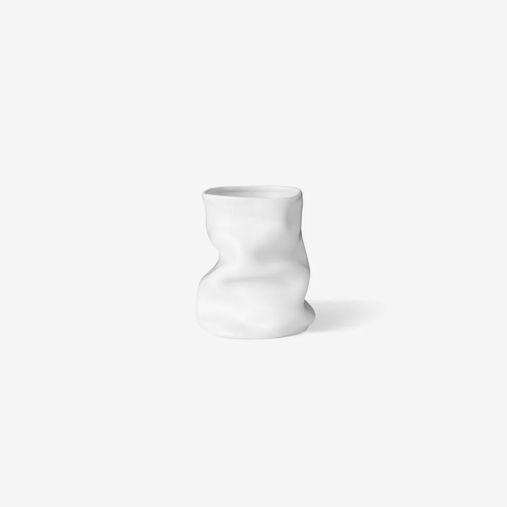 Audo Collapse Vase White 20