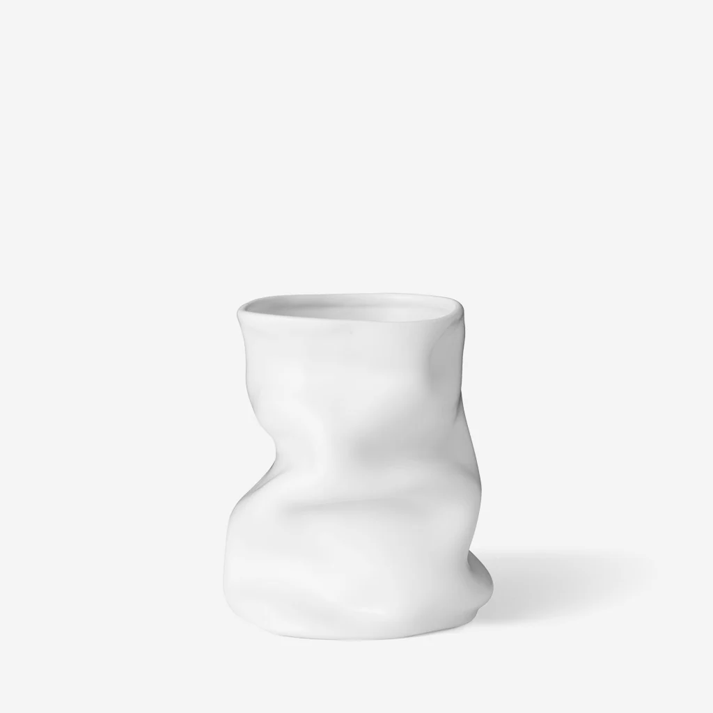 Audo Collapse Vase White 20 - Image 4