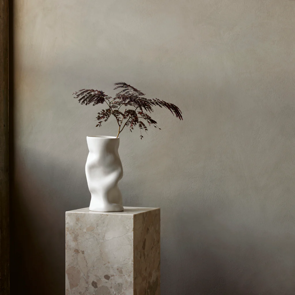 Audo Collapse Vase White 30 - Image 2