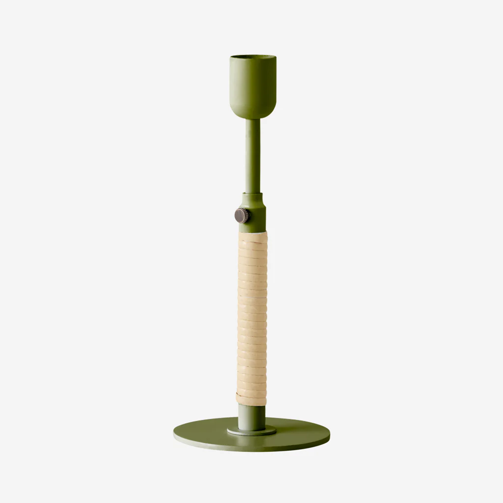 Audo Duca Candle Holder Olive Green - Image 6