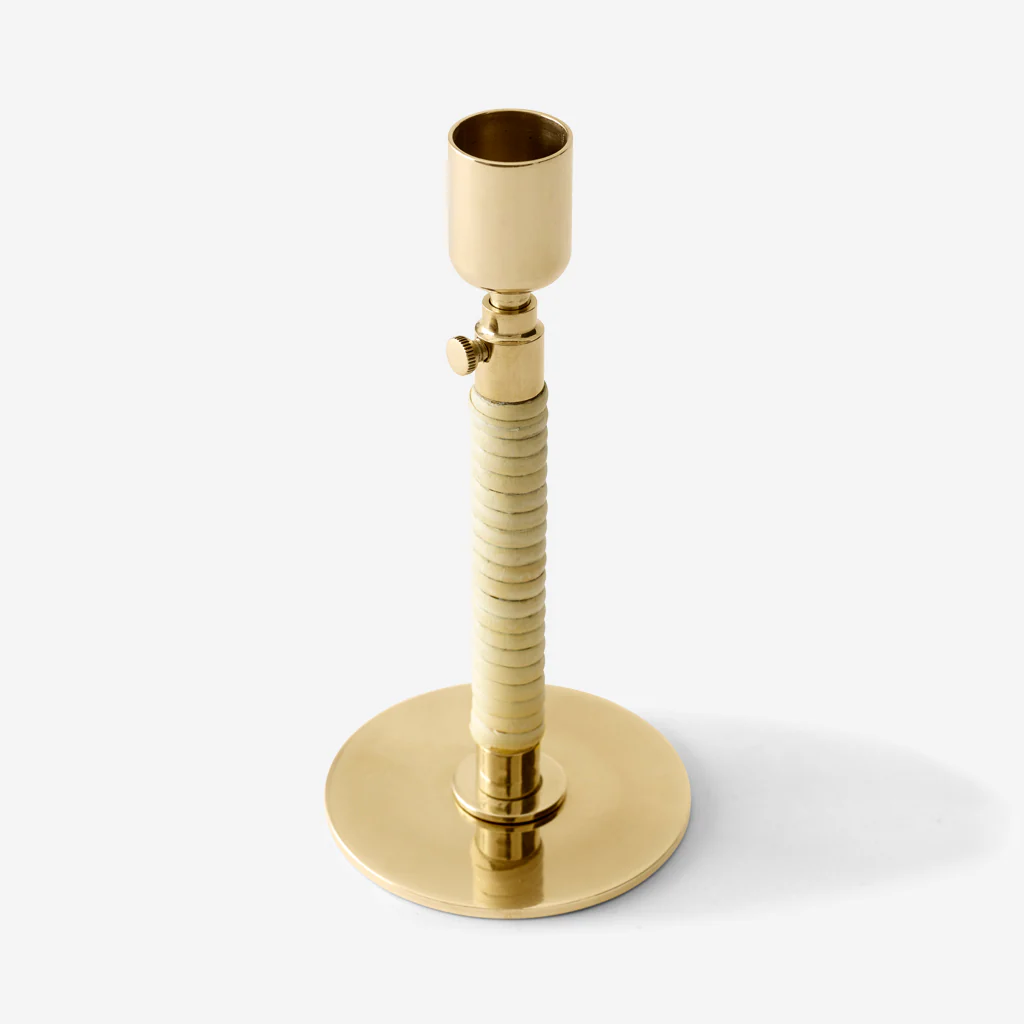 Audo Duca Candle Holder Polished Brass - Image 5