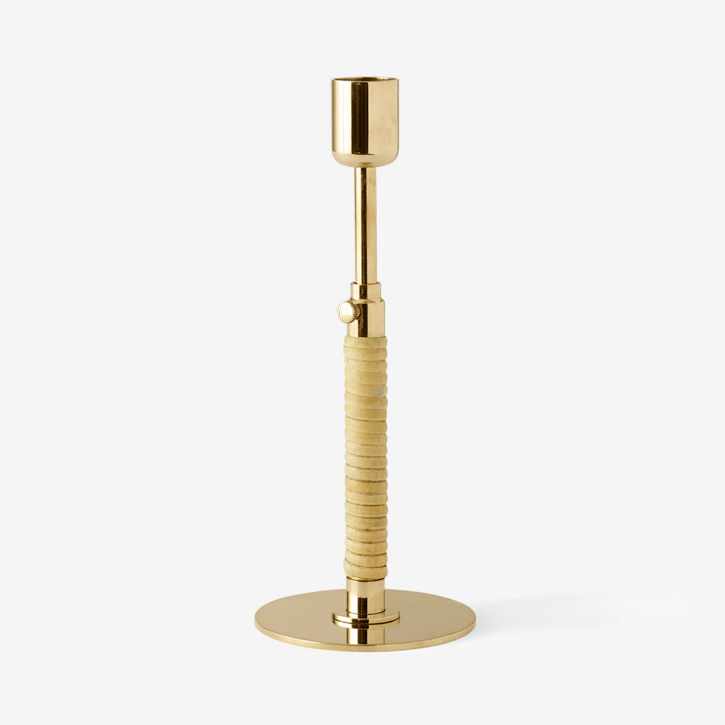 Audo Duca Candle Holder Polished Brass - Image 6
