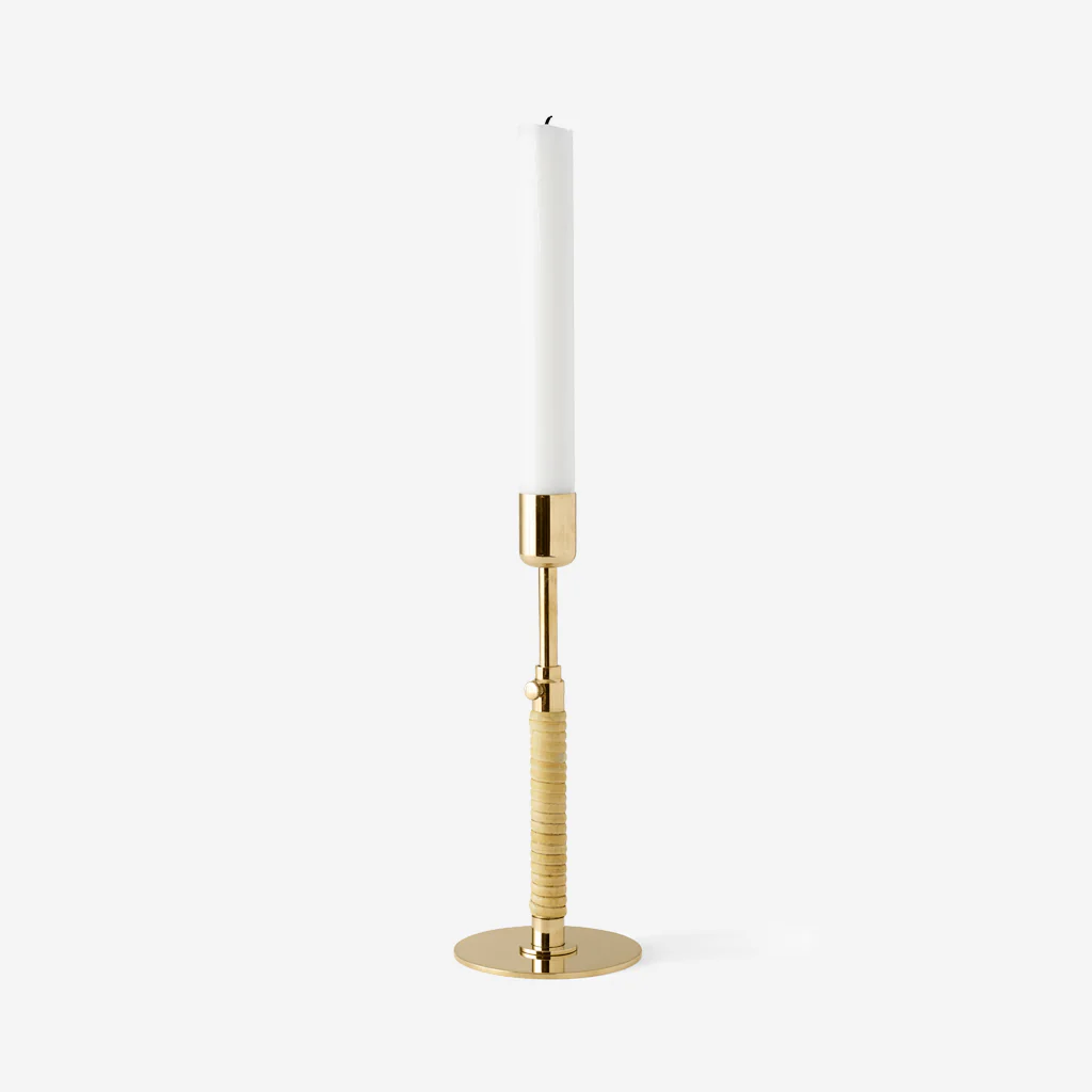 Audo Duca Candle Holder Polished Brass - Image 8