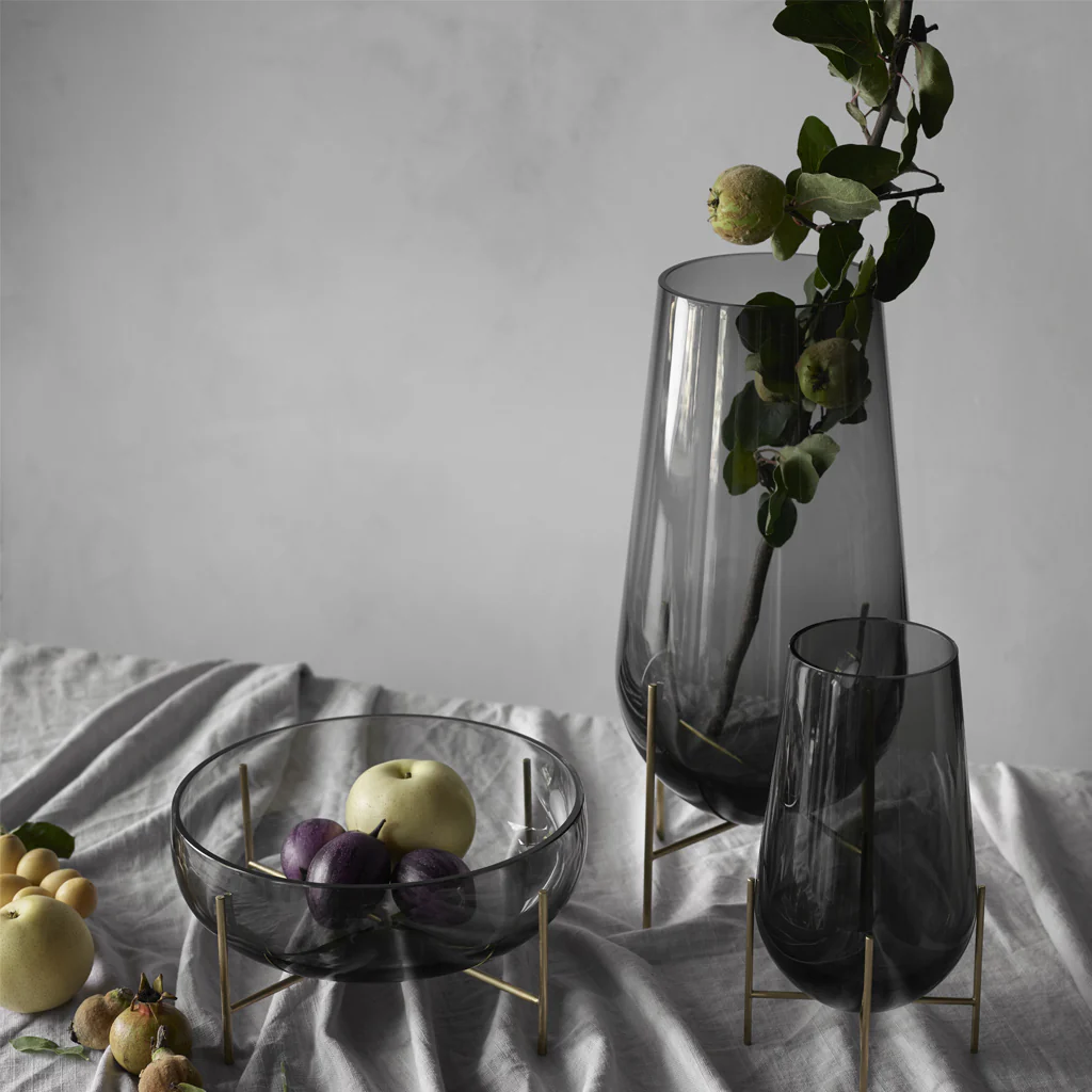 Audo Echasse Smoke Glass Bowl Large - Image 4
