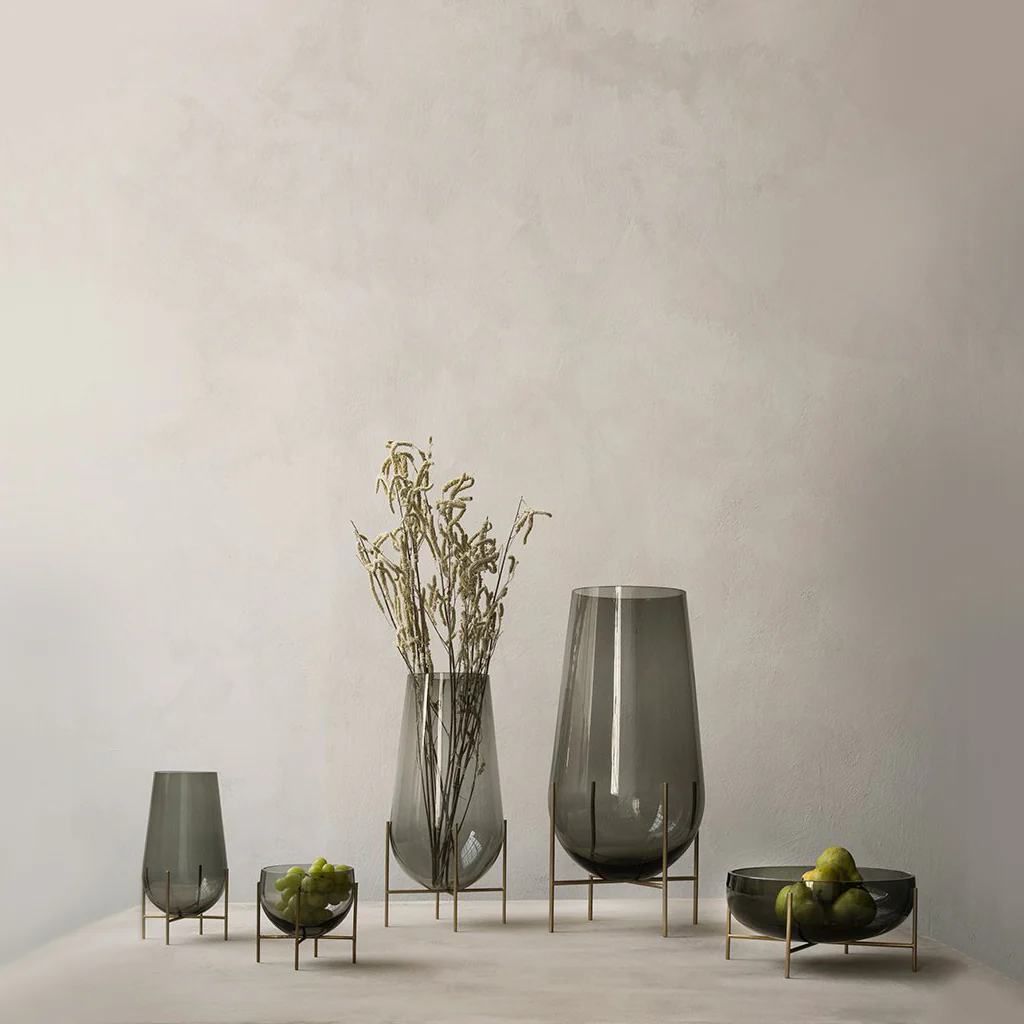 Audo Echasse Smoke Glass Bowl Large - Image 6