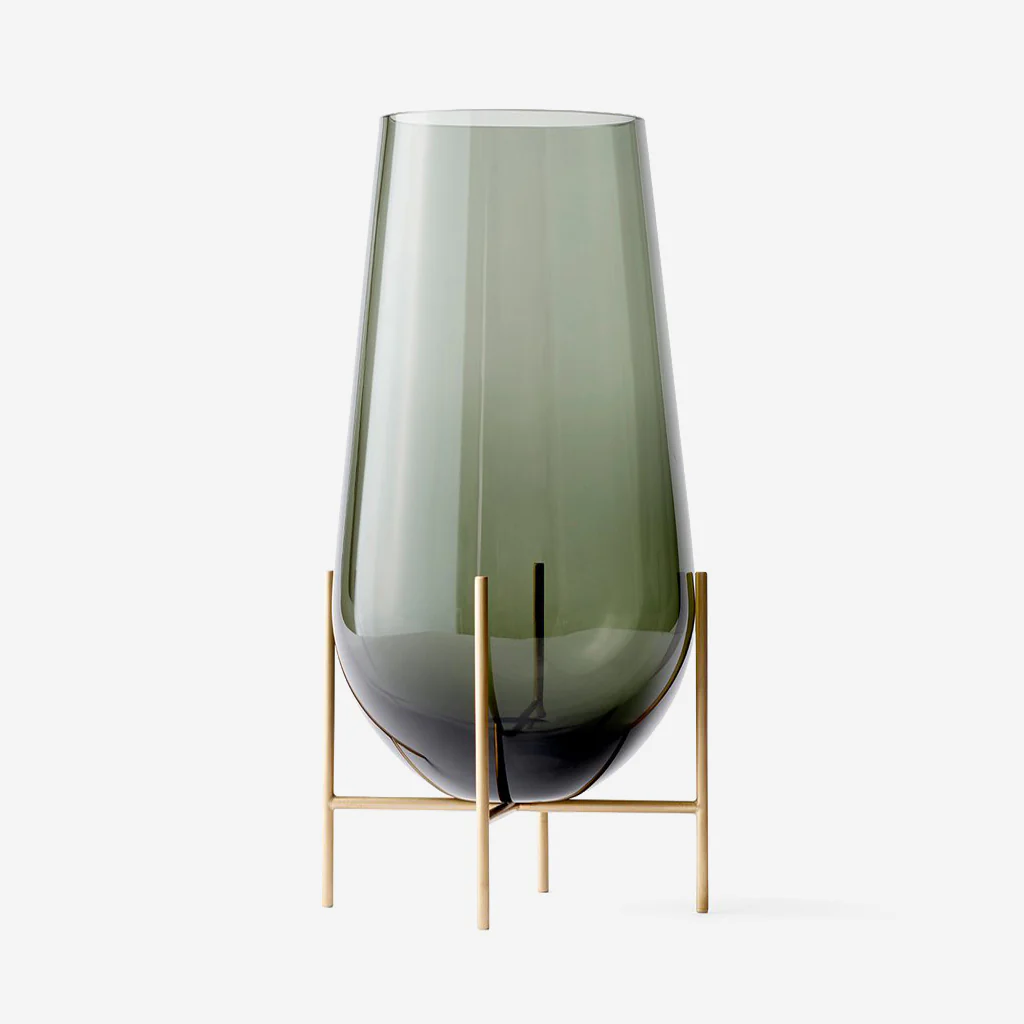 Audo Echasse Smoked Glass Vase Large - Image 2