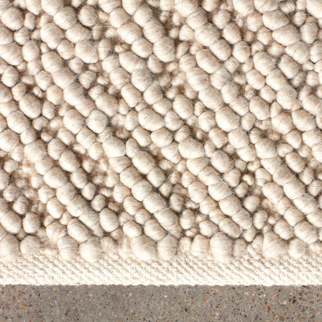 Audo Gravel Rug Ivory 170x240 - Image 10