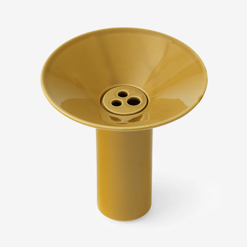 Audo Hana Vase Ochre H14.5cm - Image 4