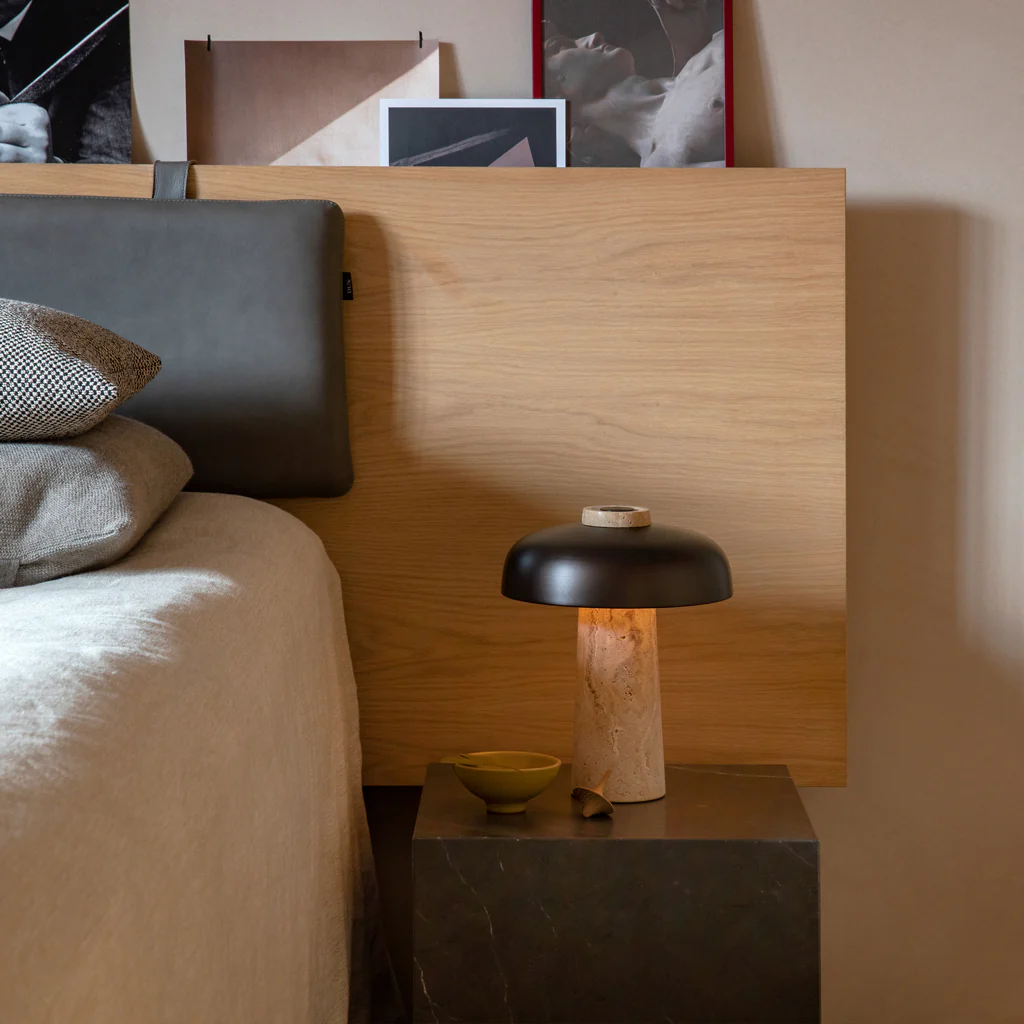 Audo Reverse Table Lamp Travertine - Image 10