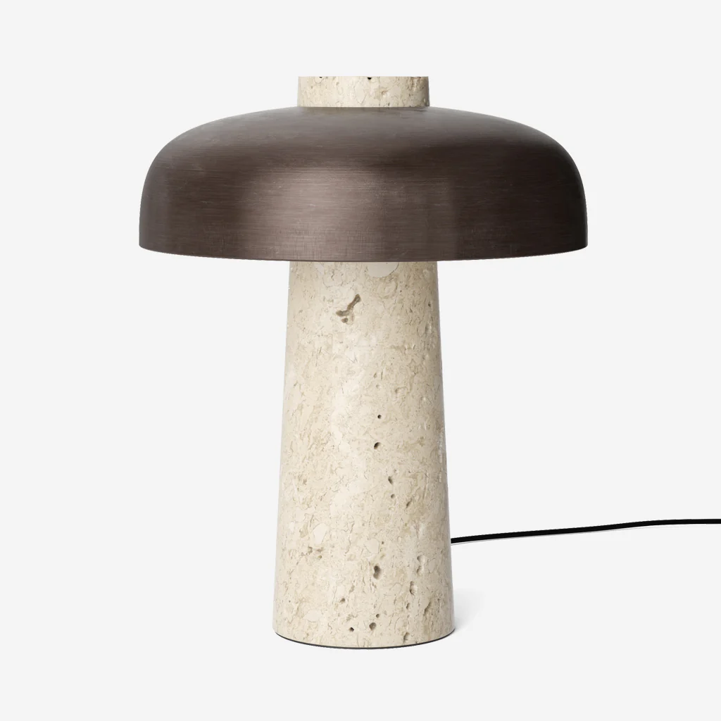 Audo Reverse Table Lamp Travertine - Image 6