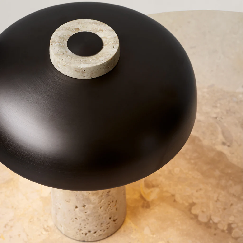 Audo Reverse Table Lamp Travertine - Image 8