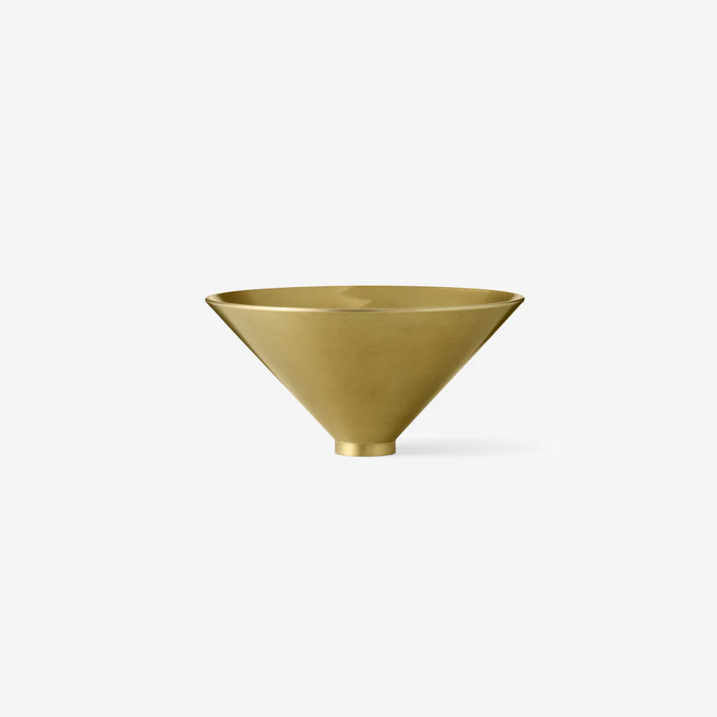 Audo Taper Bowl Brass