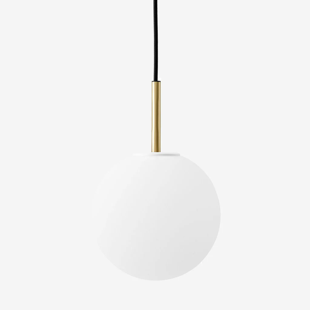 Audo TR Bulb Pendant Matt Opal Brass - Image 3