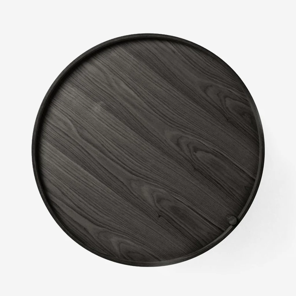 Audo Turning Table Black Ash - Image 4