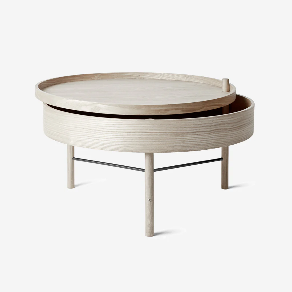 Audo Turning Table Oak - Image 2