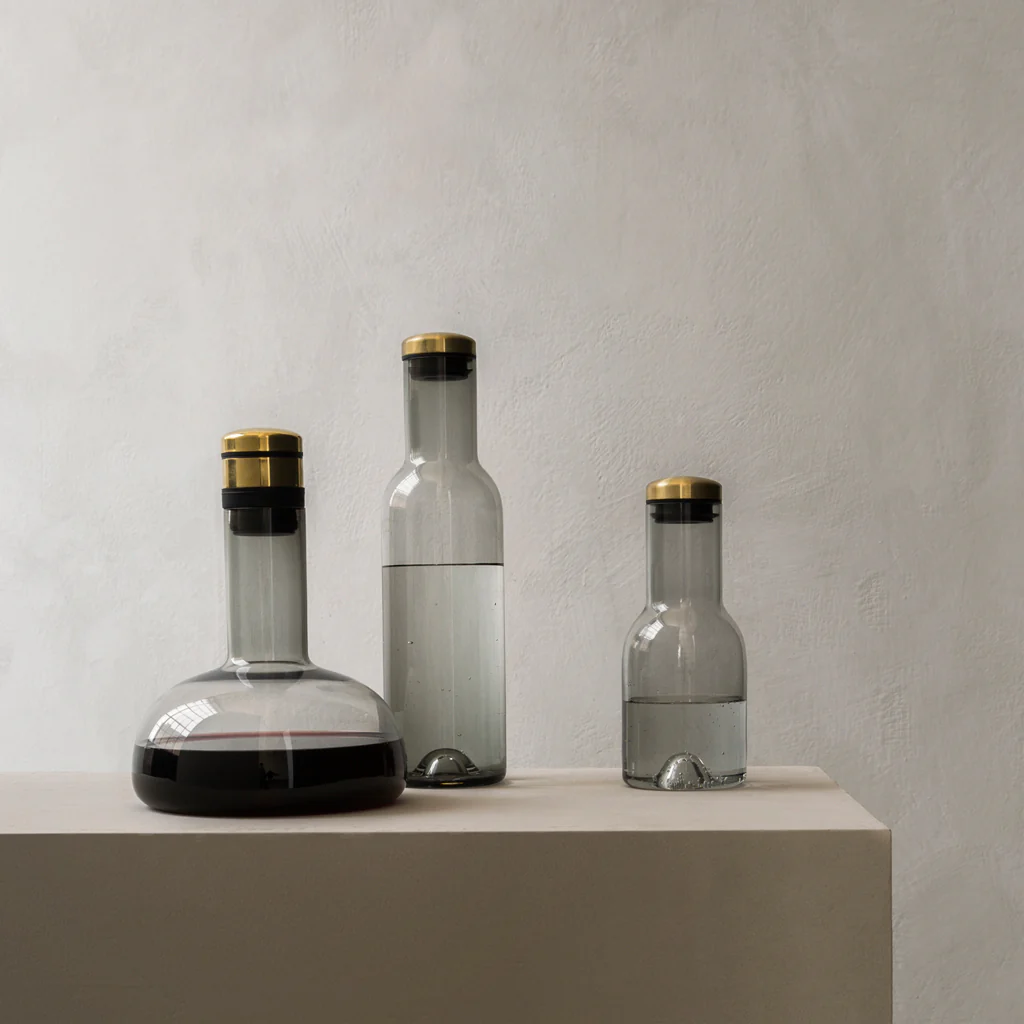 Audo Water Bottle Carafe 1L Smoke Brass - Image 5