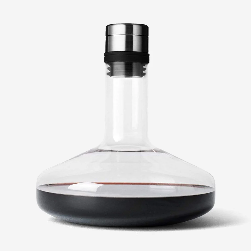 Audo Wine Breather Carafe Deluxe Clear Steel - Image 3