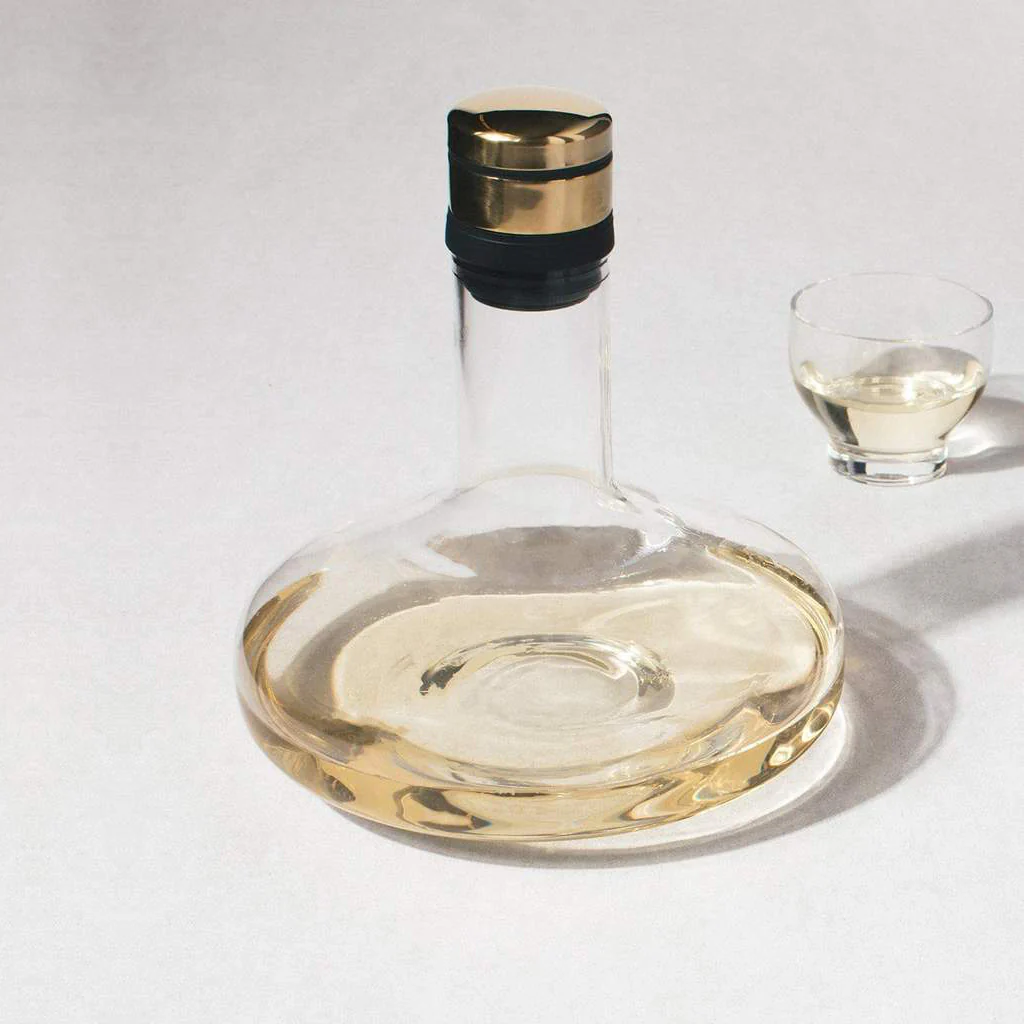 Audo Wine Breather Carafe Deluxe Clear Steel - Image 6