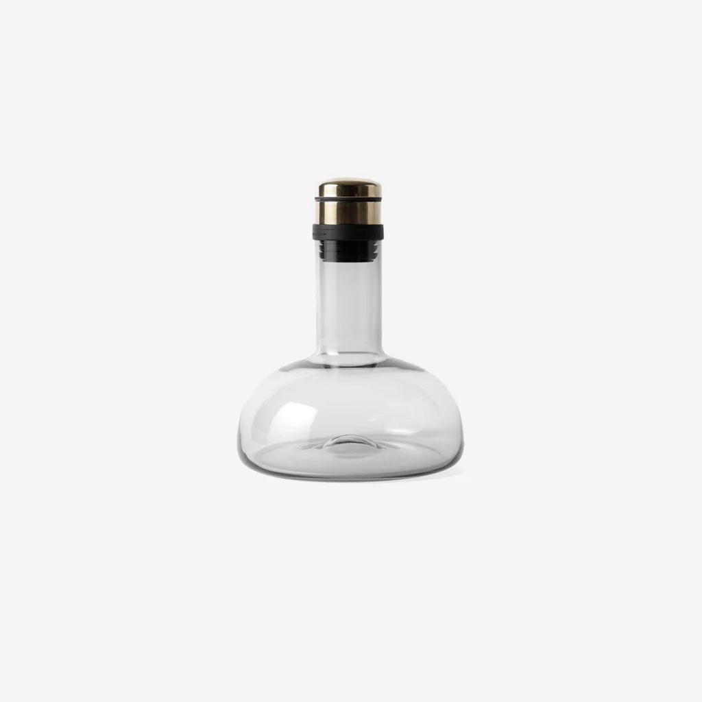 Audo Wine Breather Carafe Original Smoke Brass