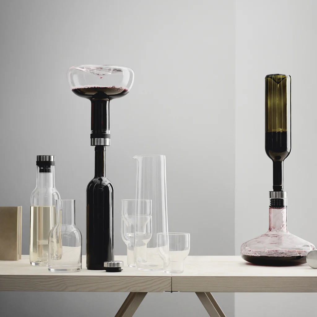 Audo Wine Breather Carafe Original Smoke Brass - Image 7