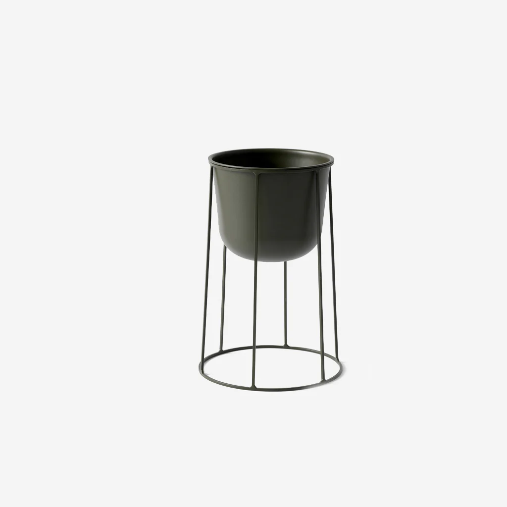 Audo Wire Base Stand Olive Medium
