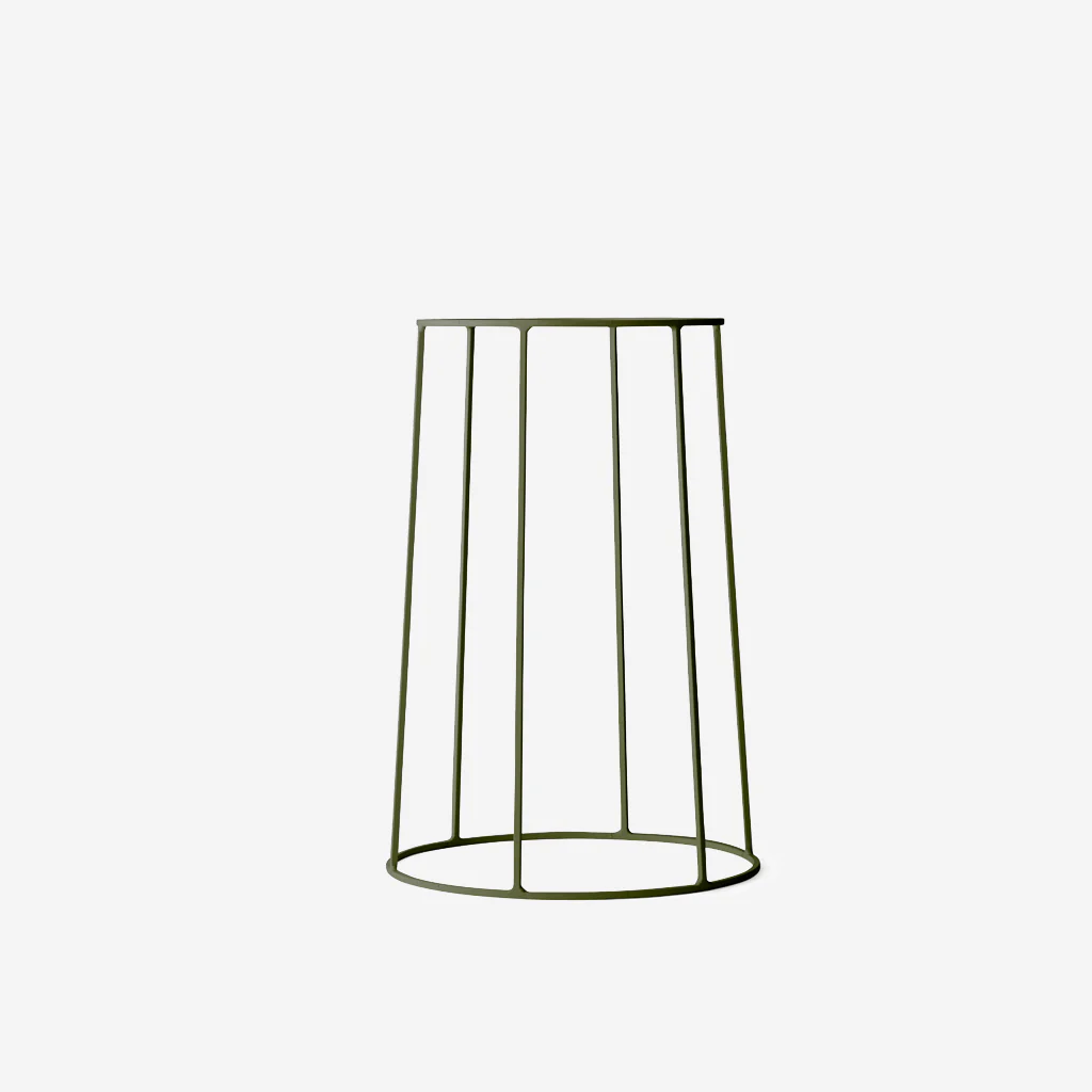 Audo Wire Base Stand Olive Medium - Image 2