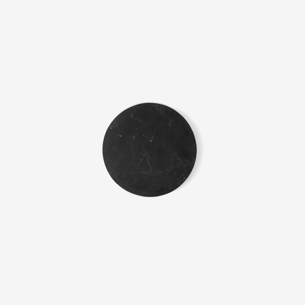 Audo Wire Marble Table Top Black